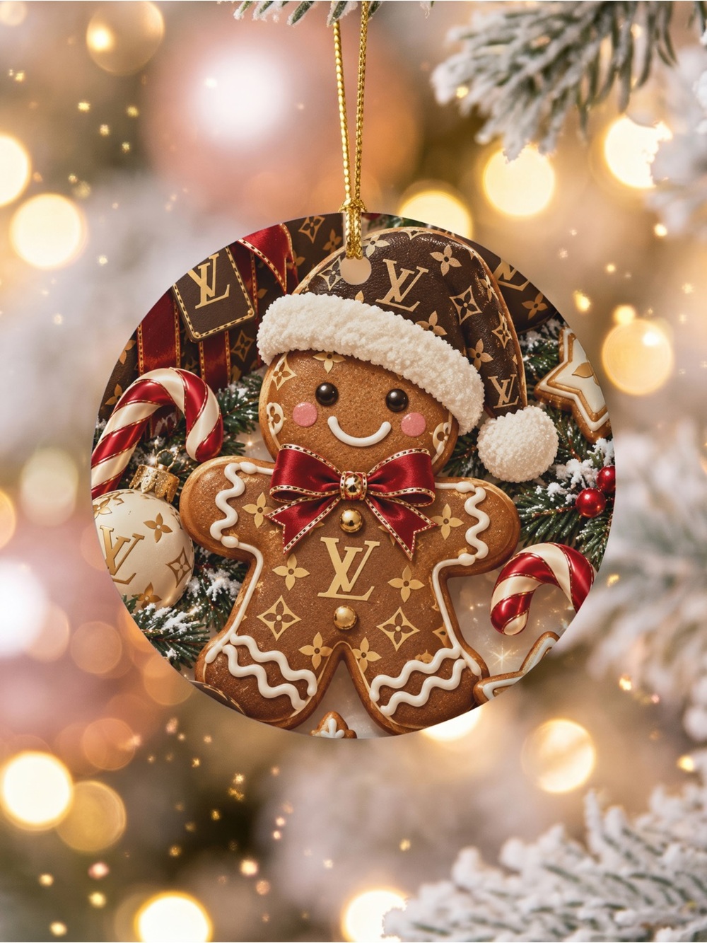 HANDMADE FASHION Ceramic Christmas Ornament